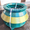 Mn18 Wear Parts Bowl Liners and Mantle Fit for Metso HP4 Cone Crusher 