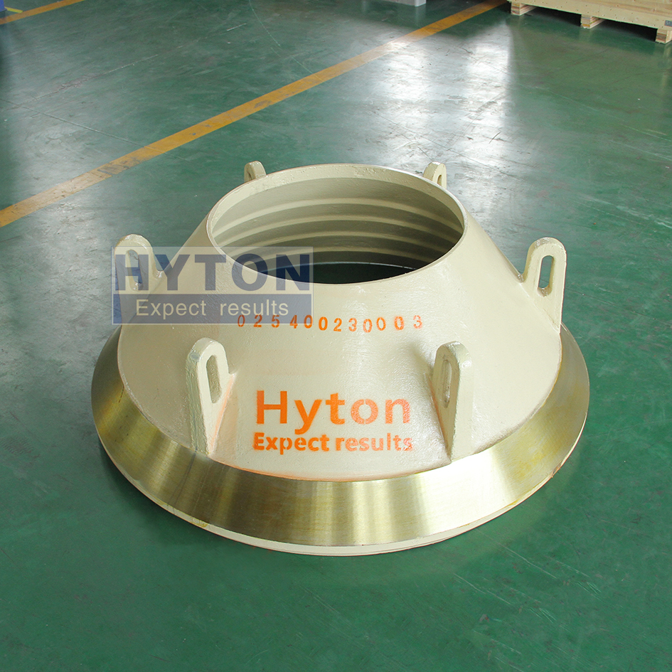 Fit for Terex Cedarapids RC54 Cone Crusher Wear Part Mn18Cr2 Bowl Liner HT-02-540-023-0003