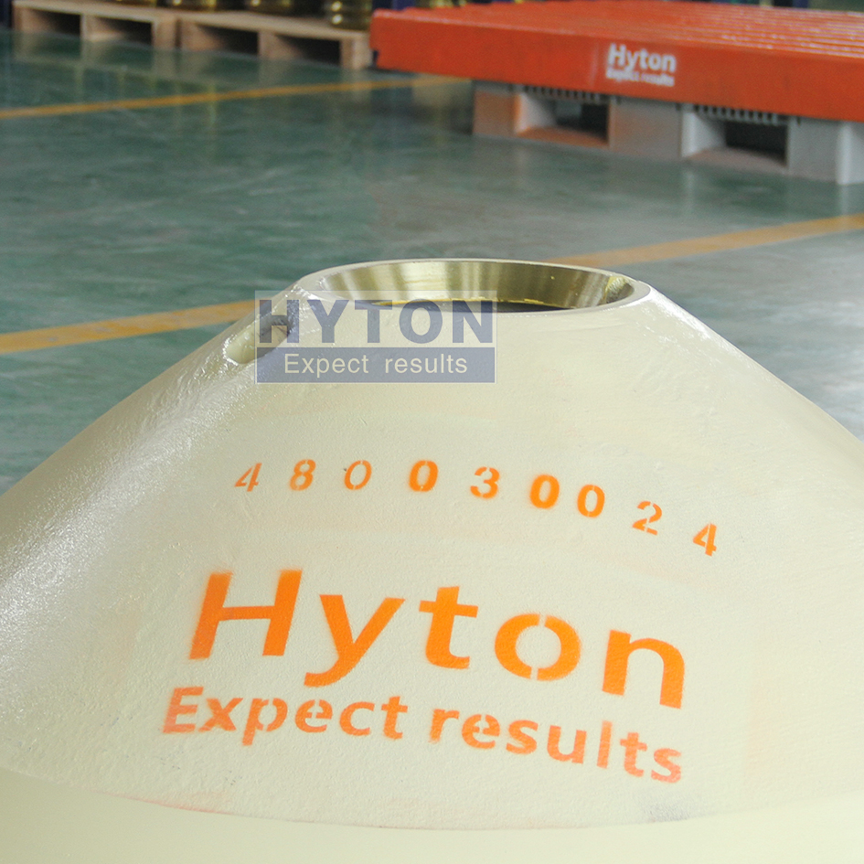 High Quality Part Mn18Cr2 Mantle HT-4800-300-24 Apply to Terex MVP380 Cone Crusher