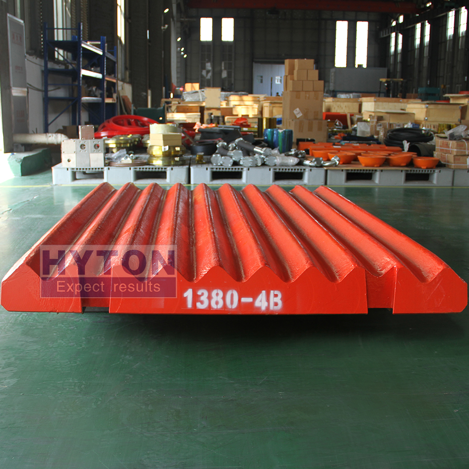 Wear Part Swing Jaw Plate HT-1380-4B fit for Trio CT3254 Jaw Crusher Machine 