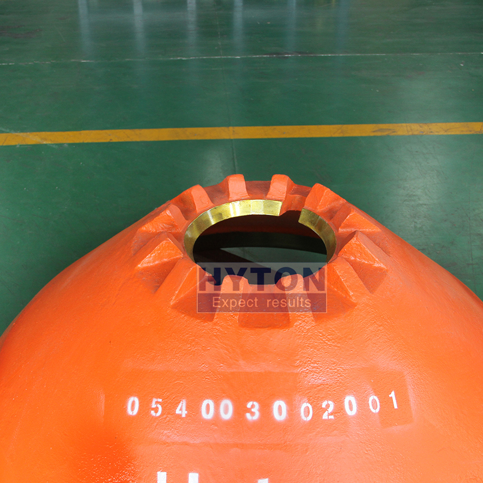 Wear Part Mantle HT-054003002001 Apply to Terex Cedarapids MVP450 Cone Crusher