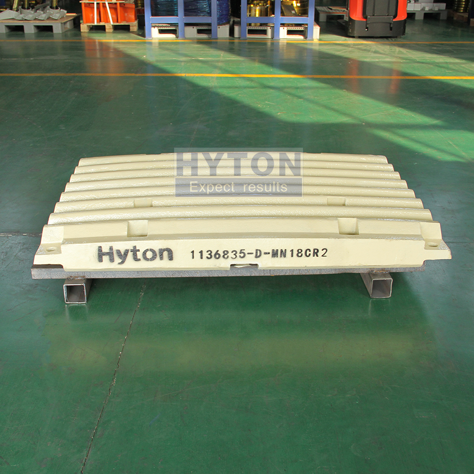 High Manganese Steel Fixed Jaw Plate HT-1136835 for Telsmith 3042 Jaw Crusher