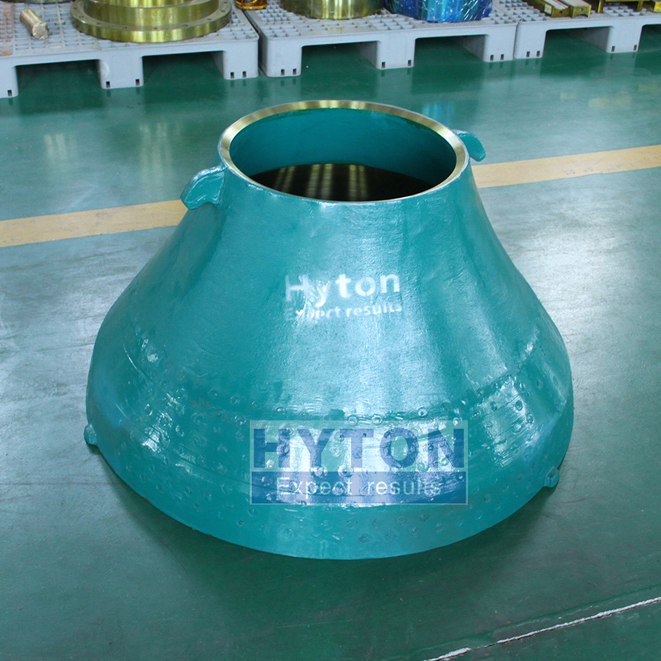Wear Part Mn18 Mantle with Titanium Carbide Insert HT-MM0542955 Apply to Metso GP220 Cone Crusher 