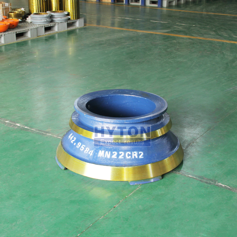 Mining Machine Liner Mn22Cr2 Concave HT-442.9584-03 Apply to Sandvik CH420 Cone Crusher 