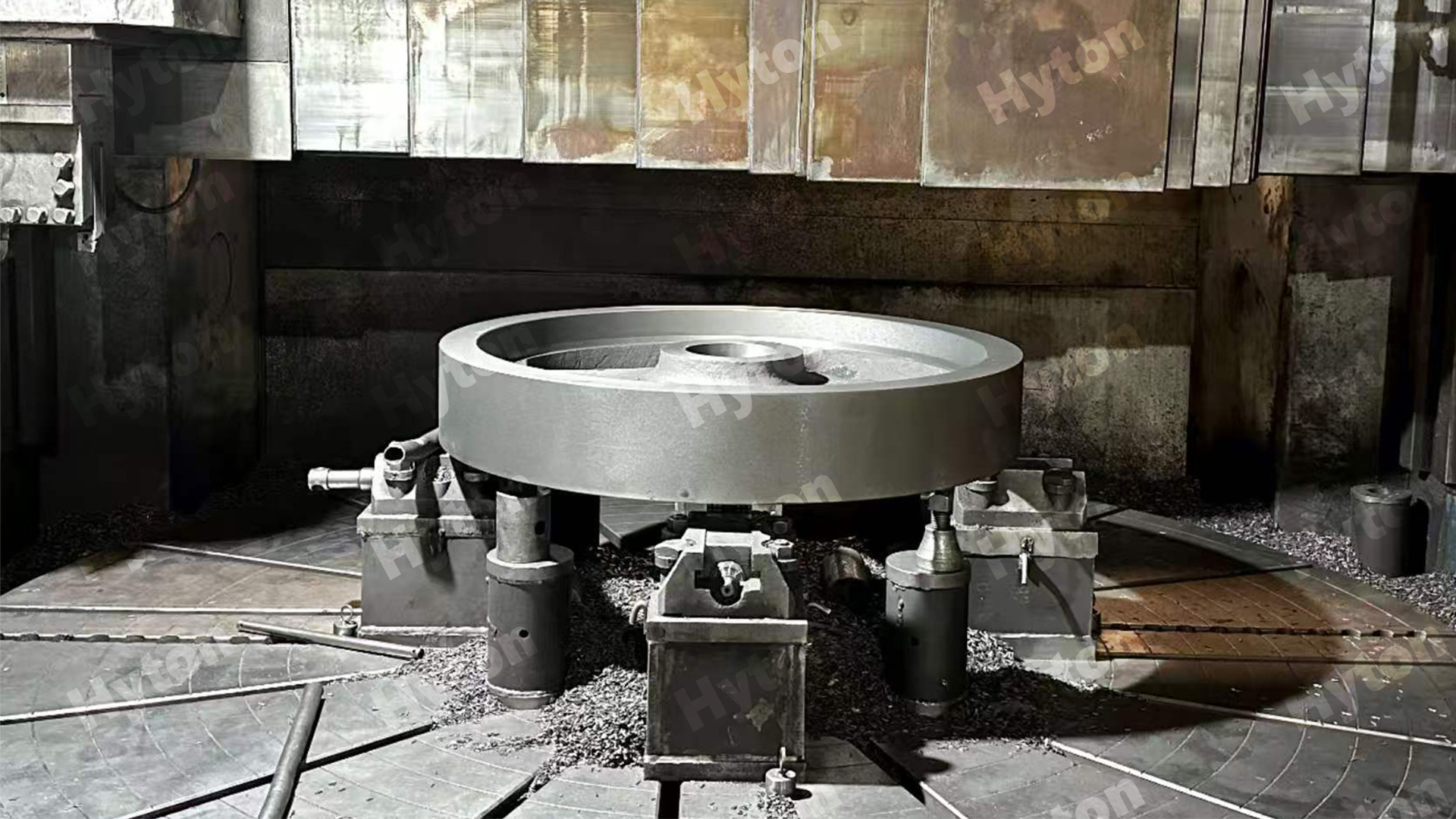 Hyton Metso Jaw Crusher Part Flywheel Process