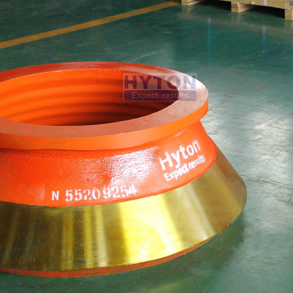 Wear Part High Manganese Steel Concave HT-N55209254 for Metso HP4 Cone Crusher 