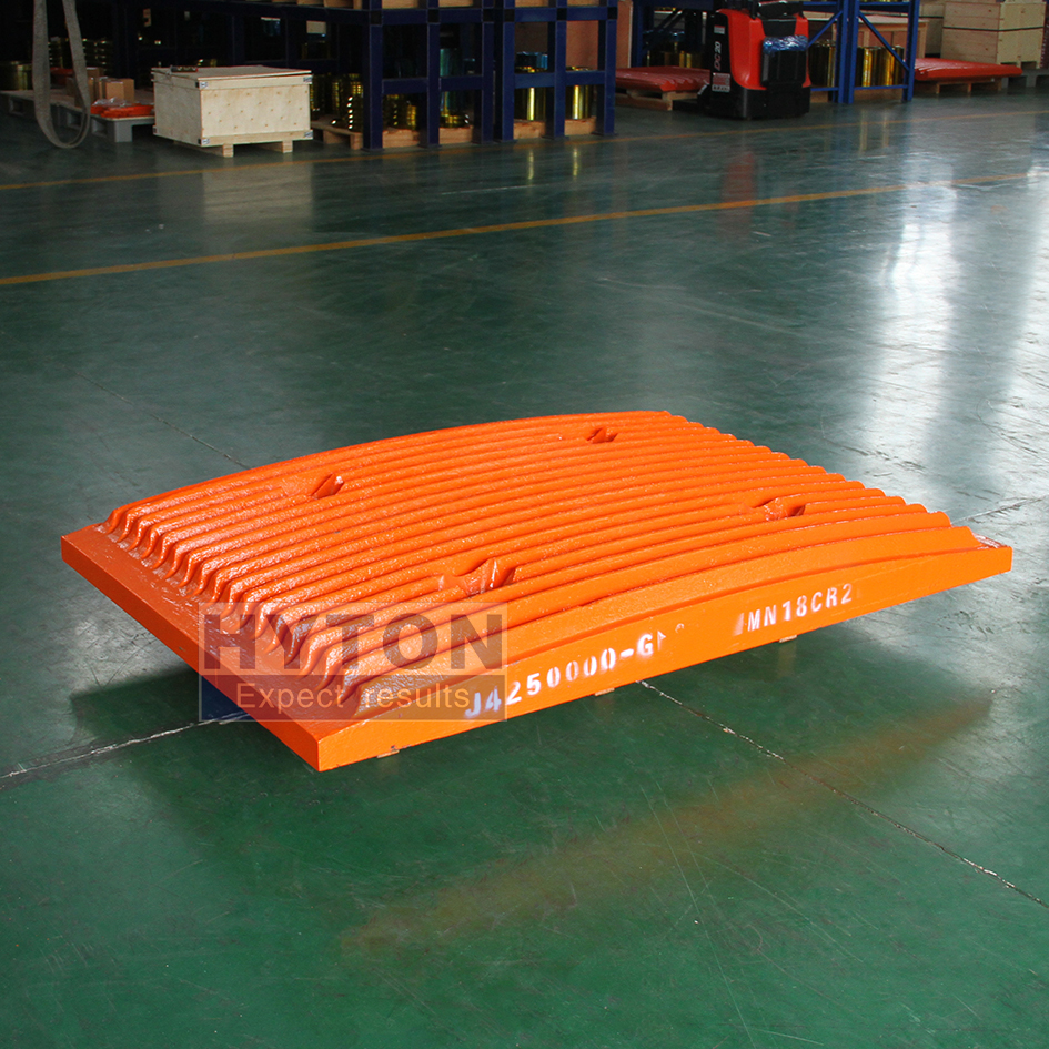 Apply to Extec C12 Sandvik QJ341 Jaw Crusher Wear Liner Fixed Jaw Plate HT-J4250000