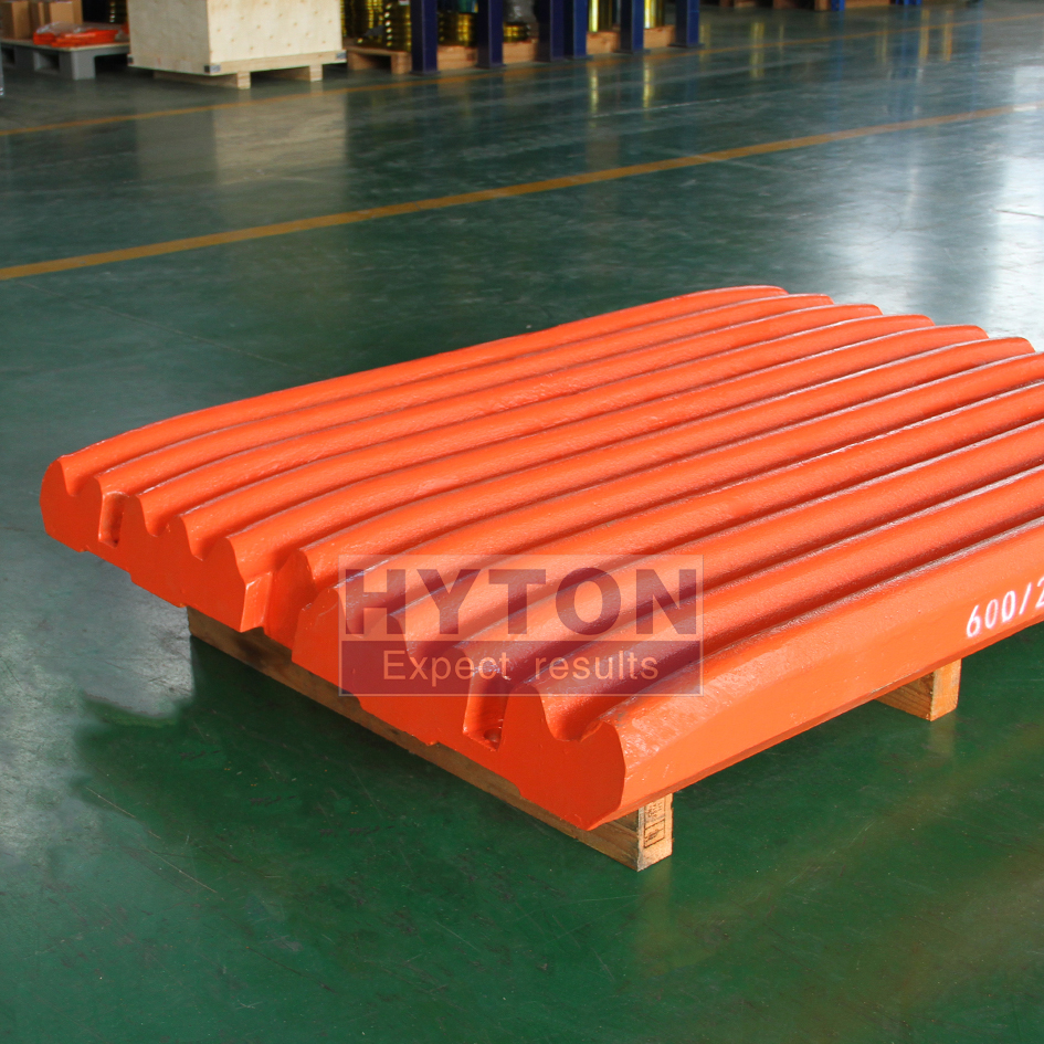 Wear Liner Movable Jaw Plate HT-600/2012E Fit for Pegson 1100x650 Terex XA400S Jaw Crusher 