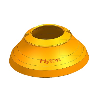 Hyton High Manganese Casting Mantle Liner for KRUPP F210 Cone Crusher Replacement Parts 