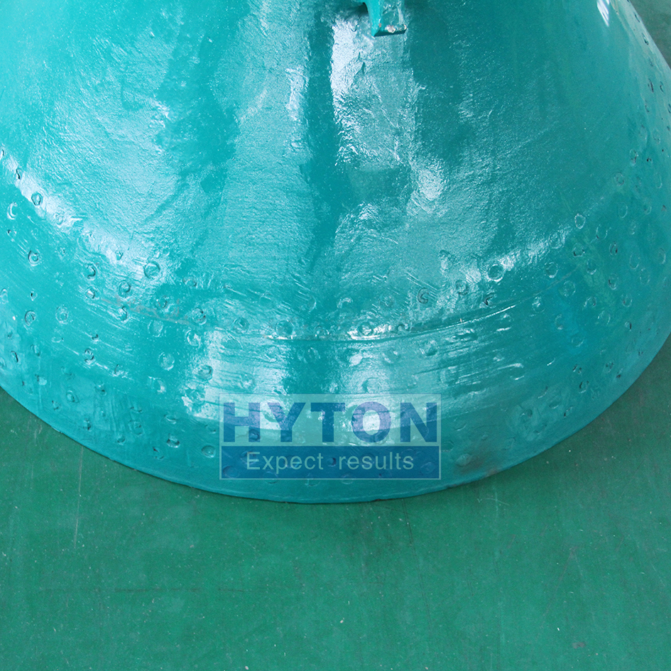Wear Part Mn18 Mantle with Titanium Carbide Insert HT-MM0542955 Apply to Metso GP220 Cone Crusher 
