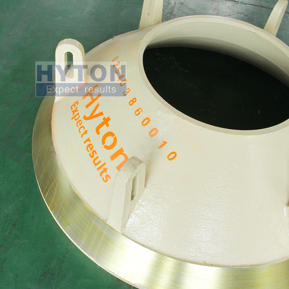 Mn18Cr2 Bowl Liner HT-02-540-386-0010 Apply to Terex Cedarapids RC54 Cone Crusher 