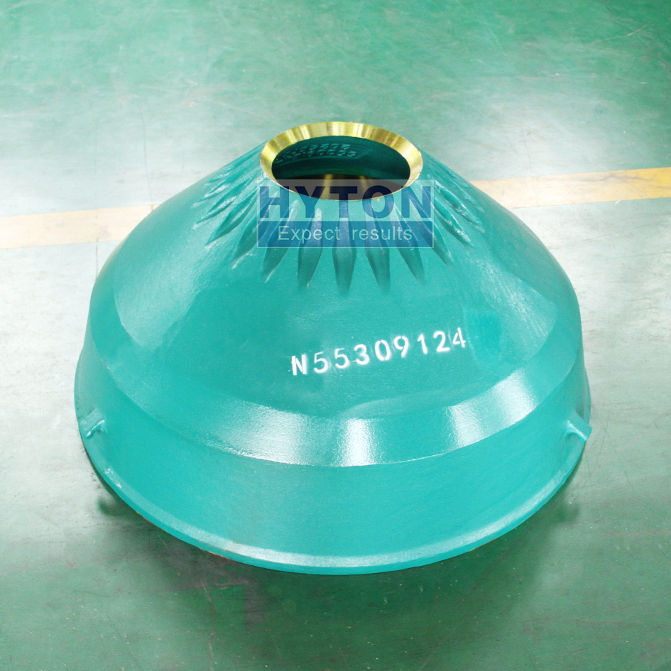 Accessory Mn18Cr2 Mantle HT-N55309124 Apply to Metso HP3 Cone Crusher Machine 