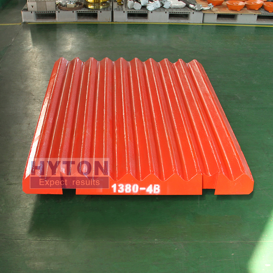 Wear Part Swing Jaw Plate HT-1380-4B fit for Trio CT3254 Jaw Crusher Machine 