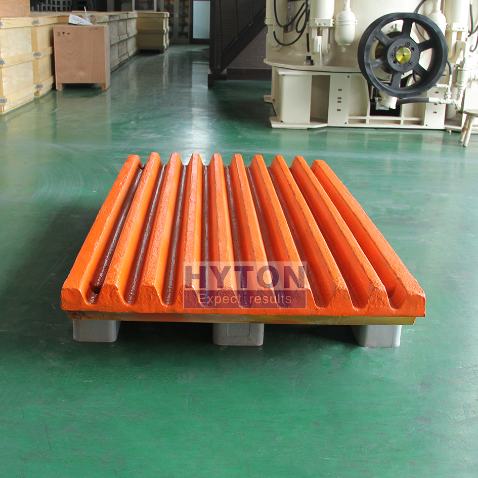 Wear Liner Mn18Cr2 Movable Jaw Plate HT-814320037400 for Metso C100 Jaw Crusher 