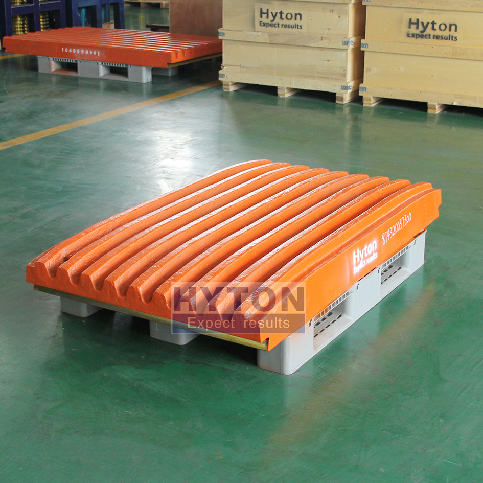 For Metso C100 Jaw Crusher Wear Part Mn18Cr2 Fixed Jaw Plate HT-814320037300