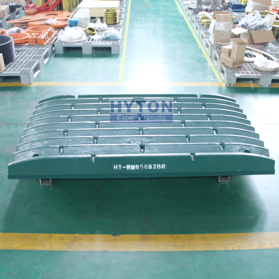 Fit for Metso C120 Jaw Crusher Wear Liner Mn18Cr2 Fixed Jaw Plate HT-MM0588280