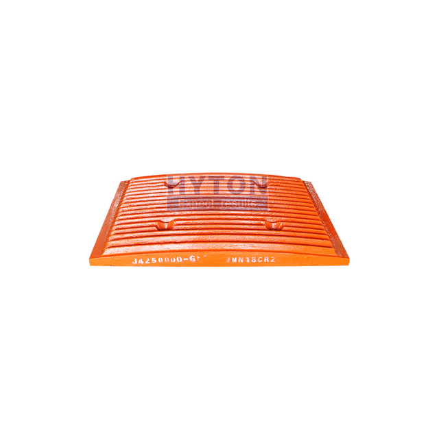 Apply to Extec C12 Sandvik QJ341 Jaw Crusher Wear Liner Fixed Jaw Plate HT-J4250000