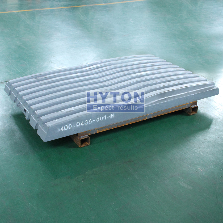 Wear Part Fixed Jaw Plate HT-400.0436-001 Apply to Sandvik CJ412 Jaw Crusher 