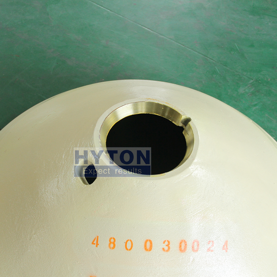 High Quality Part Mn18Cr2 Mantle HT-4800-300-24 Apply to Terex MVP380 Cone Crusher