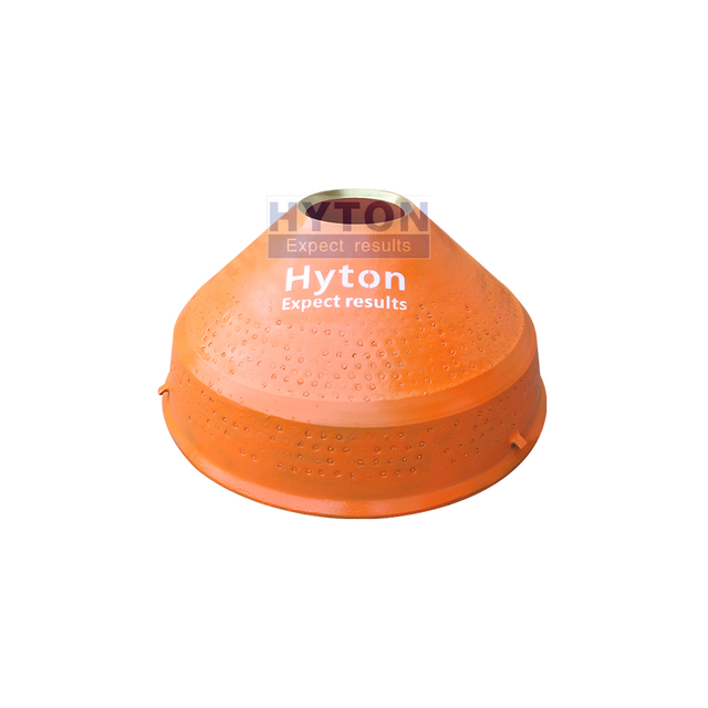 Mn18 Mantle with Titanium Carbide Inserts HT-N55209502 Fit for Metso HP6 Cone Crusher Machine 