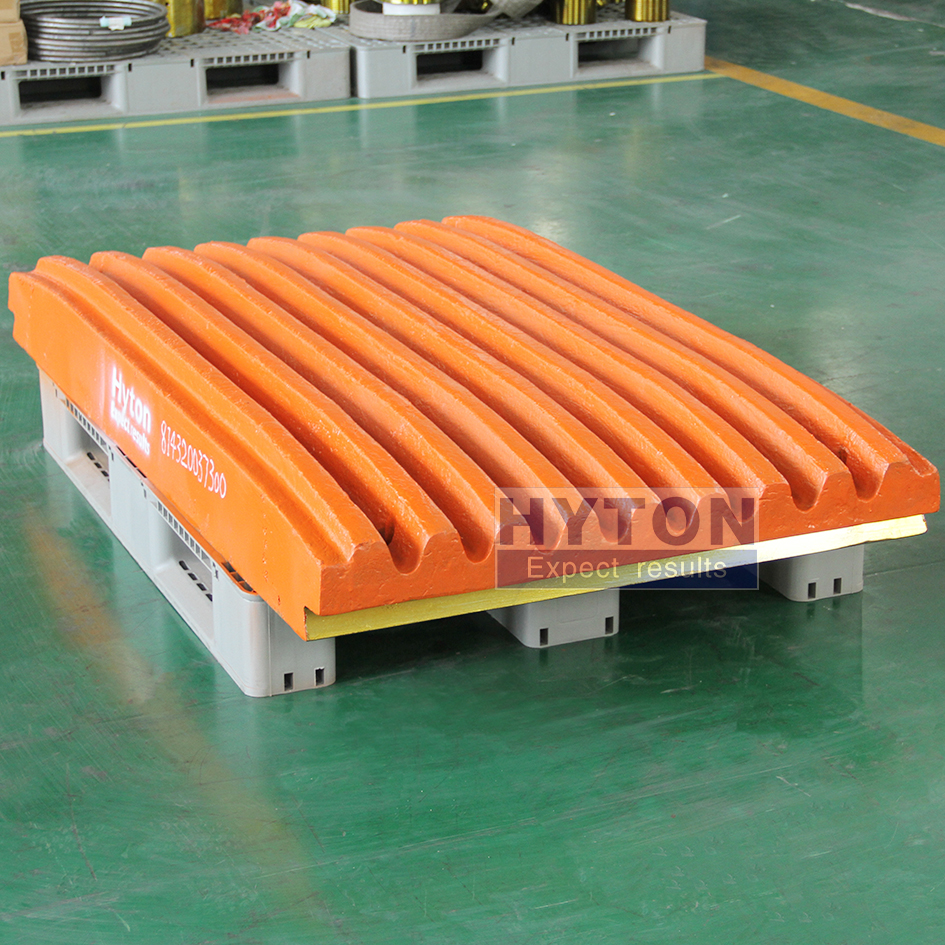 For Metso C100 Jaw Crusher Wear Part Mn18Cr2 Fixed Jaw Plate HT-814320037300