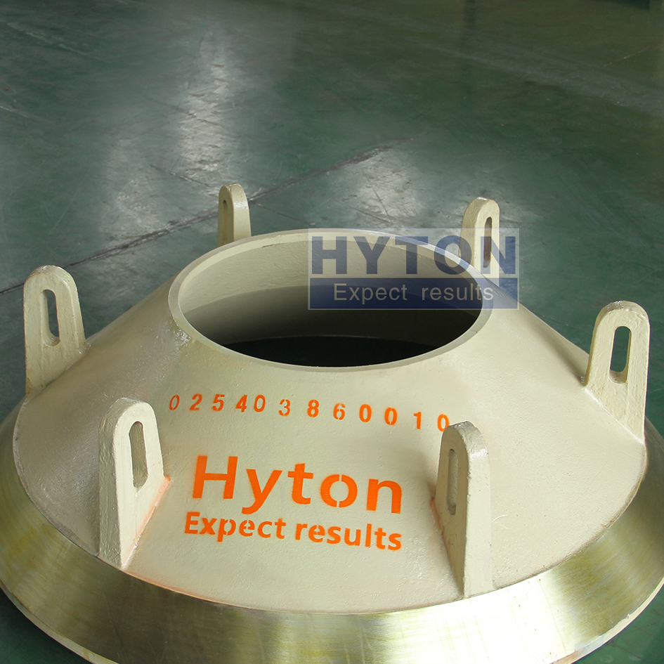 Mn18Cr2 Bowl Liner HT-02-540-386-0010 Apply to Terex Cedarapids RC54 Cone Crusher 