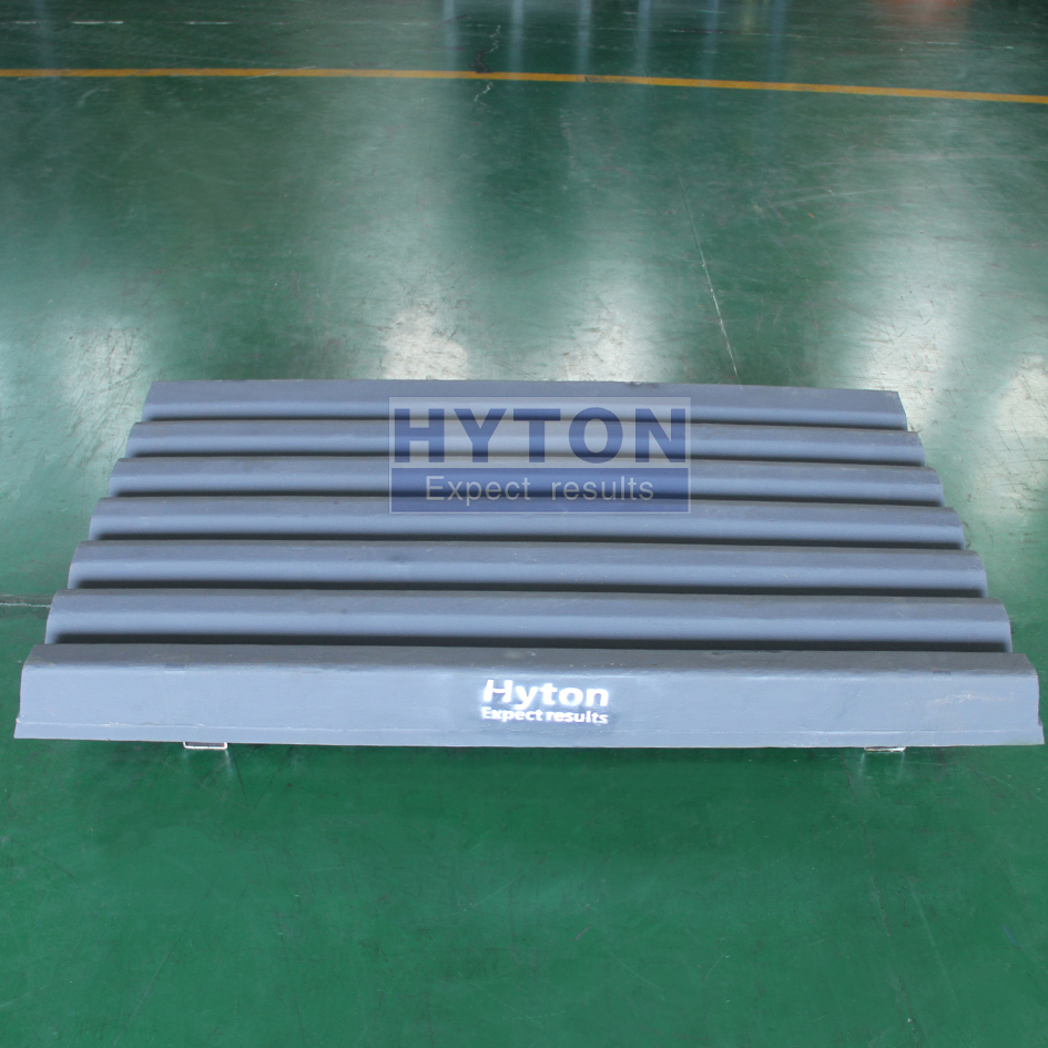 High Manganese Steel Part Coarse Corrugated Jaw Plate HT-400.0433-002 Fit for Sandvik JM1108 Jaw Crusher