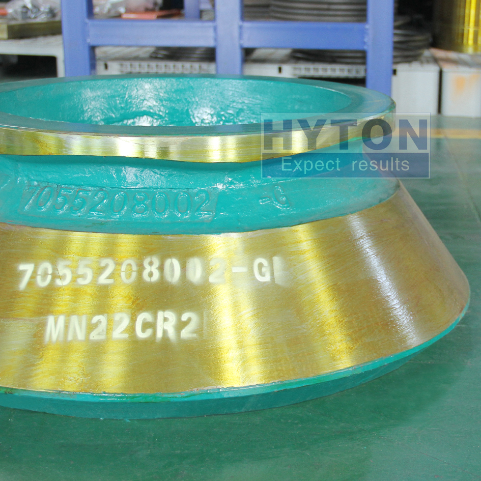 Wear Part Bowl Liner HT-7055208002 Apply to Metso HP100 Cone Crusher Machine