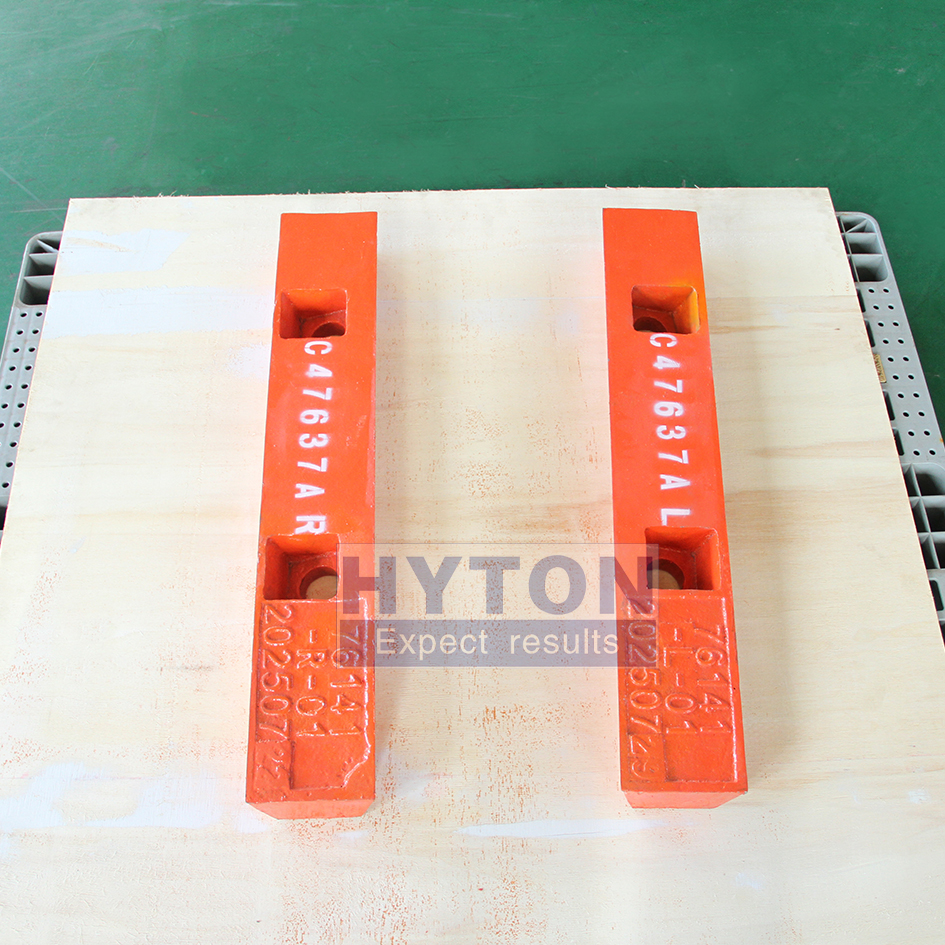 Spare Part Movable Jaw Cradle HT-C4763-7A-L HT-C4763-7A-R Apply to Trio CT4763 Jaw Crusher 