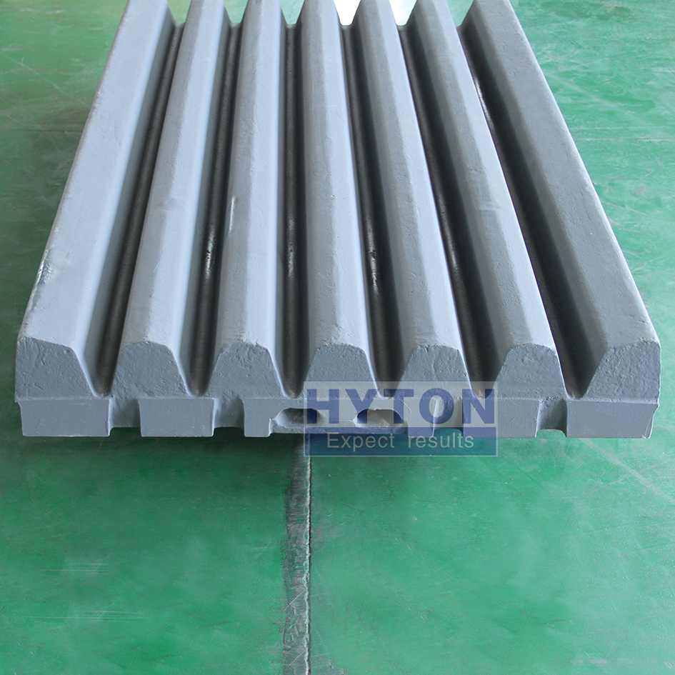 High Manganese Steel Part Coarse Corrugated Jaw Plate HT-400.0433-002 Fit for Sandvik JM1108 Jaw Crusher