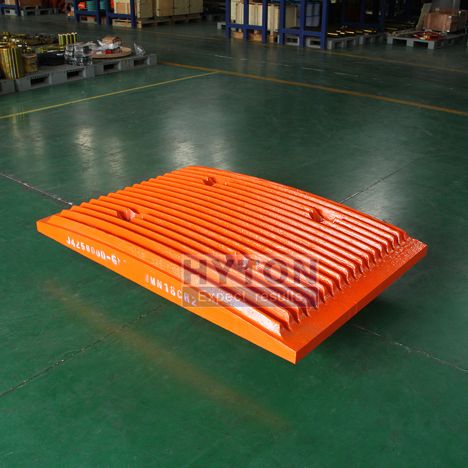 Apply to Extec C12 Sandvik QJ341 Jaw Crusher Wear Liner Fixed Jaw Plate HT-J4250000