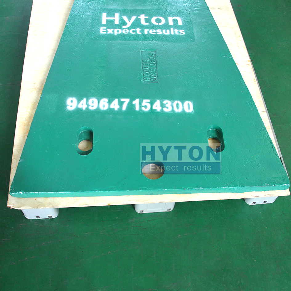 Fit for Metso C160 Jaw Crusher Spare Part Lower Cheek Plate HT-949647154300