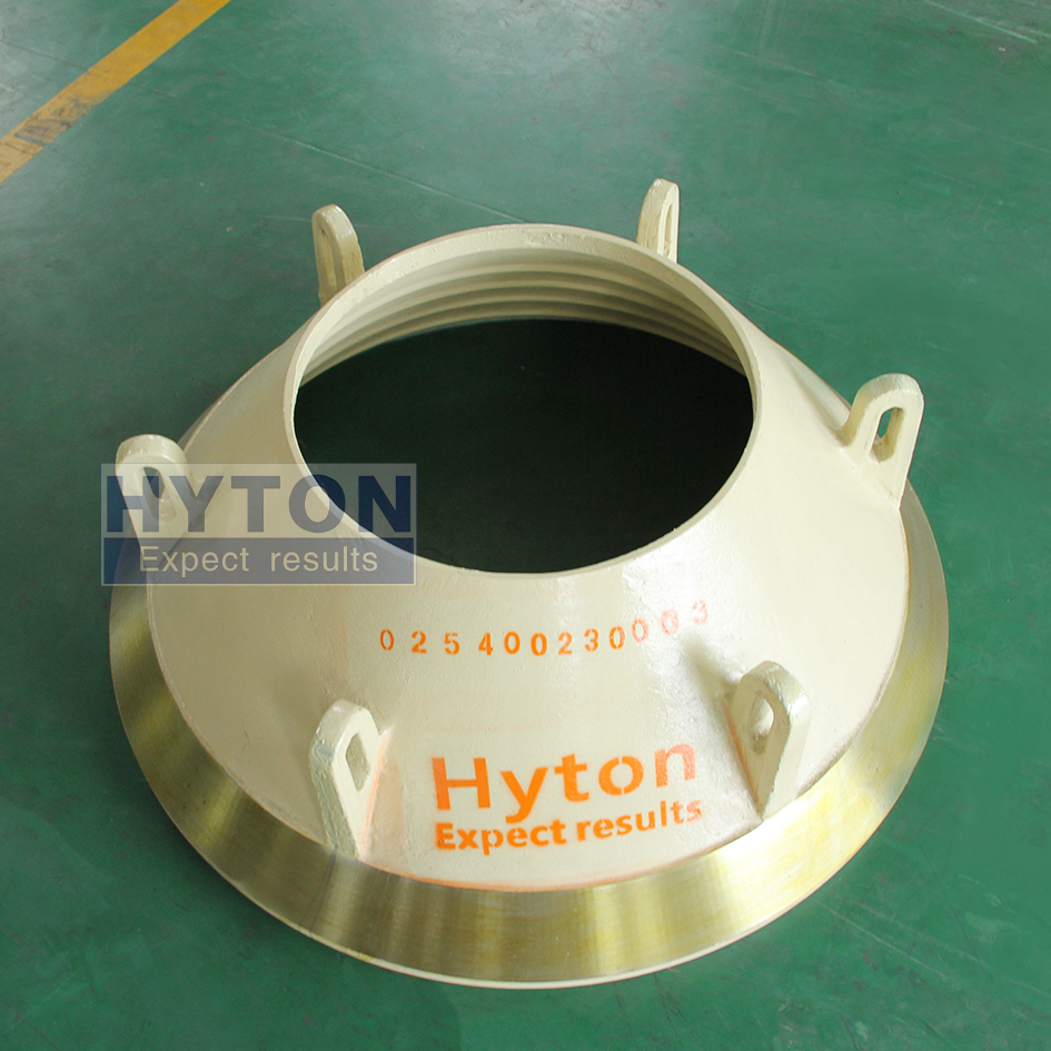 Fit for Terex Cedarapids RC54 Cone Crusher Wear Part Mn18Cr2 Bowl Liner HT-02-540-023-0003