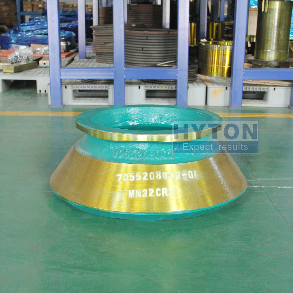 Wear Part Bowl Liner HT-7055208002 Apply to Metso HP100 Cone Crusher Machine