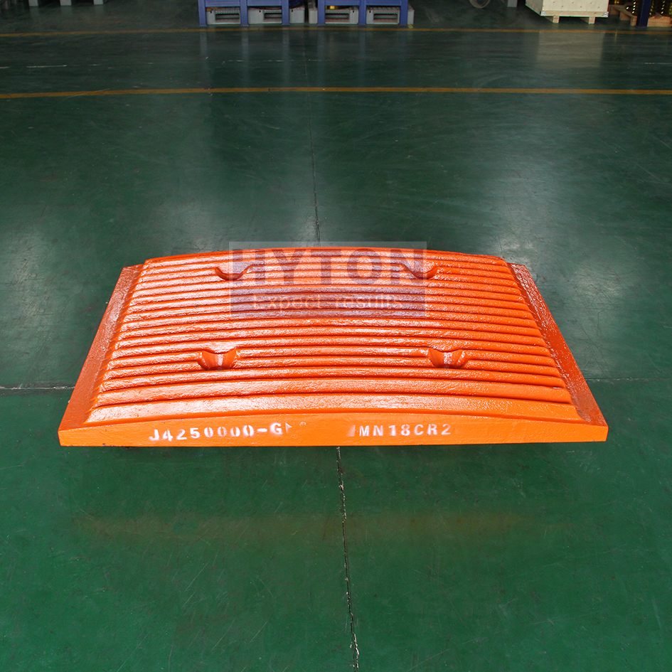 Apply to Extec C12 Sandvik QJ341 Jaw Crusher Wear Liner Fixed Jaw Plate HT-J4250000