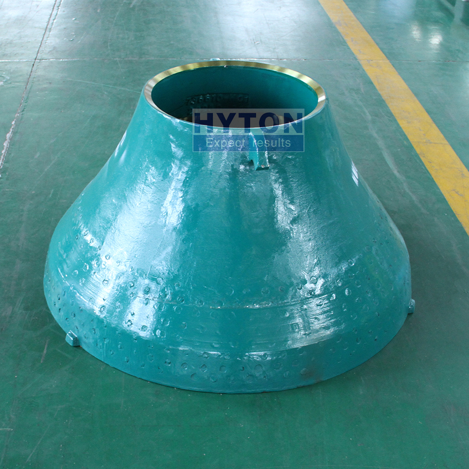 Wear Part Mn18 Mantle with Titanium Carbide Insert HT-MM0542955 Apply to Metso GP220 Cone Crusher 