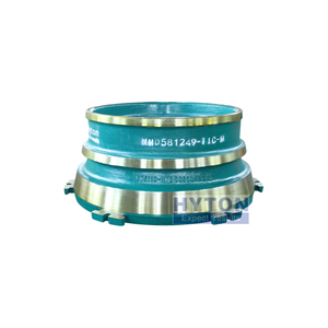 Fit for Metso GP220 Cone Crusher Machine Part Mn18 Concave with Titanium Carbide Insert HT-MM0581249