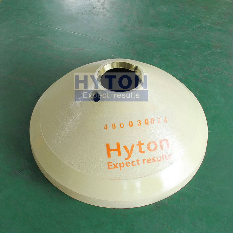 High Quality Part Mn18Cr2 Mantle HT-4800-300-24 Apply to Terex MVP380 Cone Crusher