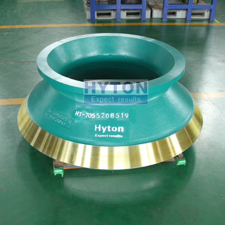 Wear Part Mn18Cr2 Bowl Liner HT-7055208519 Apply to Metso HP500 Cone Crusher 