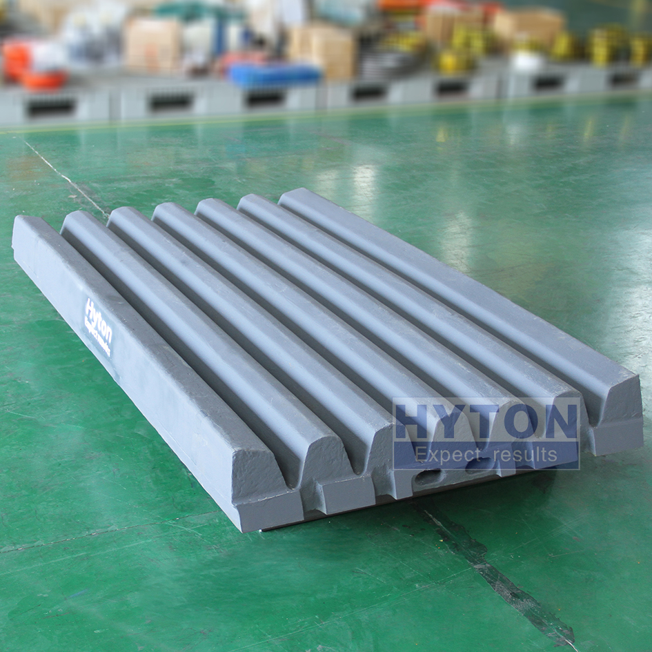 High Manganese Steel Part Coarse Corrugated Jaw Plate HT-400.0433-002 Fit for Sandvik JM1108 Jaw Crusher
